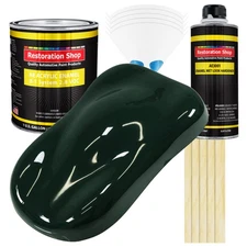 Restoration Shop British Racing Green Acrylic Enamel Gallon Kit, Auto Paint