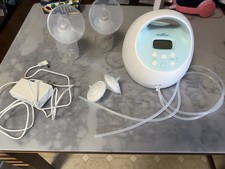 Spectra S1 Plus Portable Double Electric Breast Pump, Rechargeable, Blue