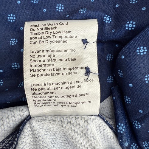 JACHS Camicia Uomo con Bottoni Casual Abbigliamento Quotidiano, Relaxed, Motivo Blu, L NUOVA - Foto 7 di 11