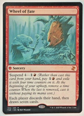 wheel of time mtg cards MTG Wheel of Fate Time Spiral Remastered 198/289 Regular Mythic
