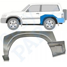 PATROL Y61 GY61 1997-2009 3 Portes Tôle de réparation Arrière / Kit / Gauche