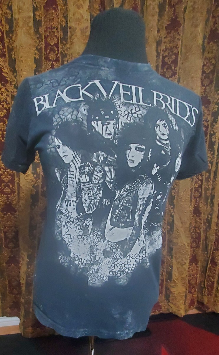 Vintage Band T-Shirt Black Veil Brides Small | eBay