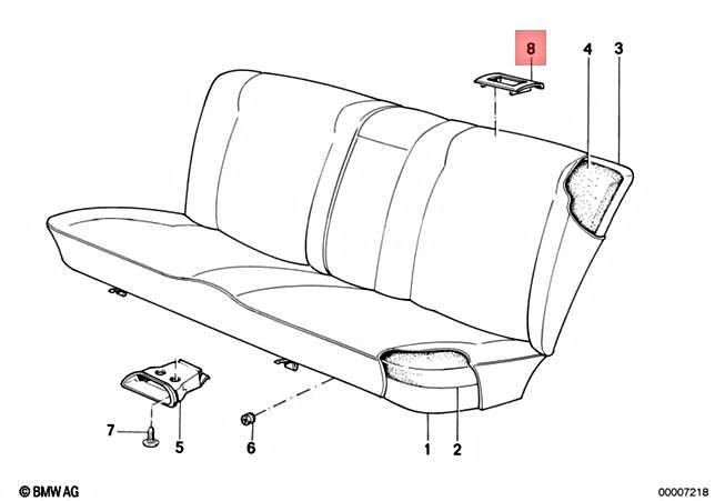 Genuine BMW M5 E32 E34 518i 520i 524td 525i 525ix 525td Cover 