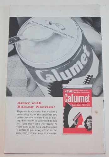 Vintage The Calumet Treasury of Home Baking Cookbook - Imagen 4 de 4