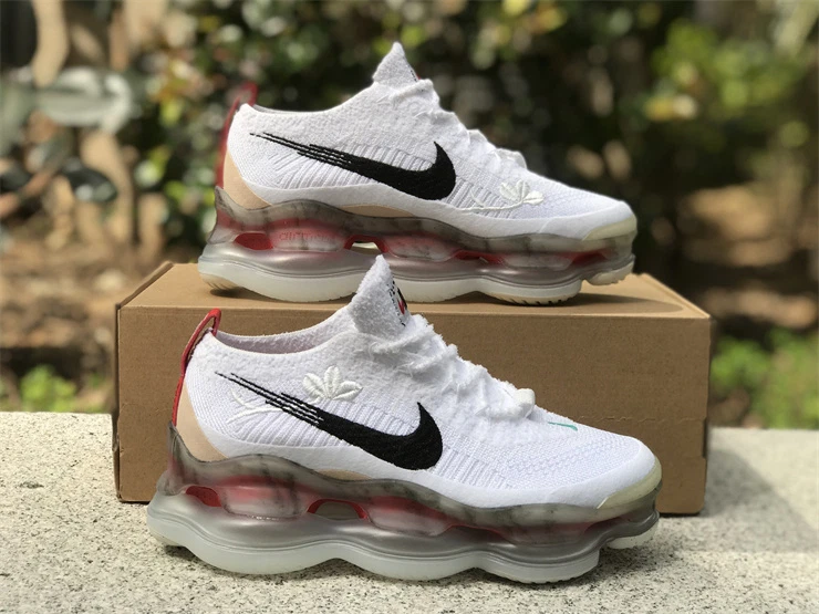 Nike Air Max Scorpion Black hook white Women s air cushion shoes US5.5 8