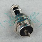 1PCs 2Pin Male Female Panel Chassis Harness AC-DC Power Connector Kit New