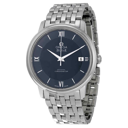 Omega De Ville Prestige Blue Dial Men's 