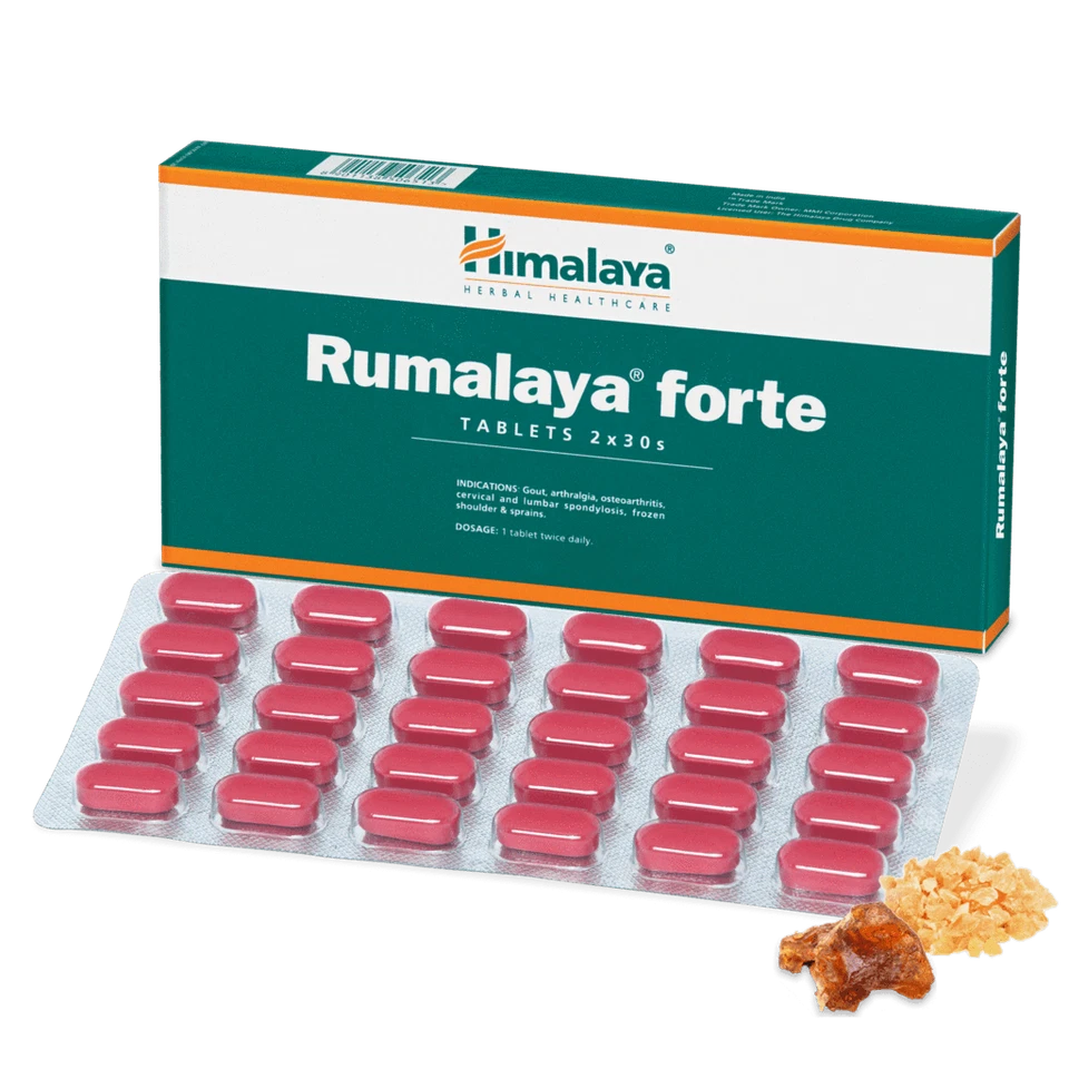 Rumalaya Forte Himalaya OFICIAL EE. UU. 3 Caja 180 Comprimidos Cuidado Dolor Espalda Foto 3 de 4