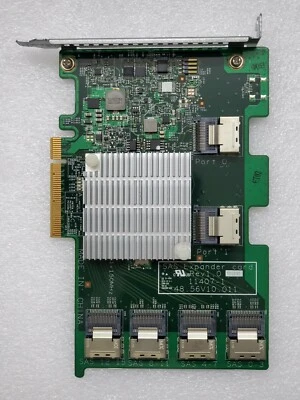 Lenovo 03X3834 LSI 6Gbps 16 Port PCI-E SAS Expander Card 9240-8i 9261-8i 11407-1 - Bild 1 von 4