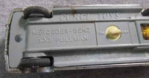 Vintage CORGI No 247 Mercedes Benz 600 Pullman 1964 Working Wipers Very Fine - Picture 7 of 9