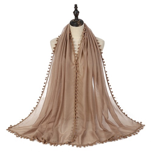 Fashion Women Cotton Linen Long Scarf Soft Wraps Head Turban Shawls Scarves - Picture 11 of 26
