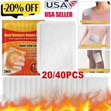 20/40PCS Hand Warmer + Body SUPER Warmers 🔥 18-hour Extra Long Activation US