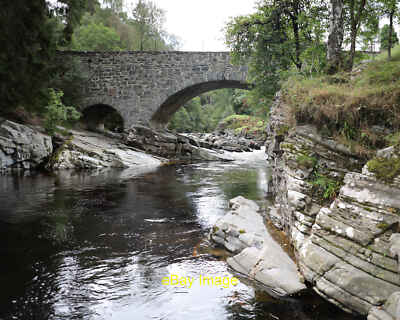 Photo 12x8 Last rapid at Feshie Bridge Feshiebridge Barely visible regroup c2021