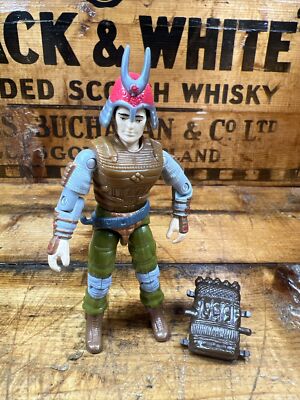 1988 Vintage GI Joe Lot ARAH Budo v1 Samurai Figure Accessories Helmet Backpack
