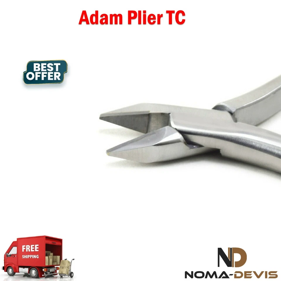 Alicate Adam TC, Alicate, INSTRUMENTOS ODONTOLÓGICOS, TC adams - Carboneto de tungstênio BEADEN® - Imagem 3 de 4