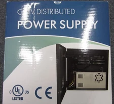 18-Port 20 Amp CCTV Power Distribution Box UL Listed, Input 110-220V