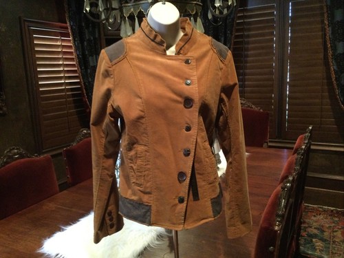 Nick and Mo Vintage Corduroy Hippie Jacket. Irish Cream Brown. Details! Size L - Picture 2 of 7