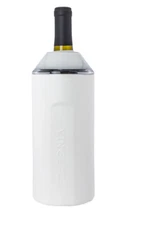 NEW VINGLACE Wine & Champagne Chiller Color: White, Vacuum Sealed
