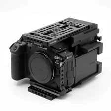 FusionRig Cage Expansion Module with V-mount for Canon R52 Mark II Camera tp1