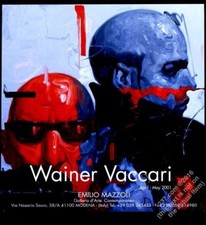 2001 Wainer Vaccari arte Modena galleria mostra pubblicità stampa d'epoca