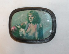 Peter Frampton Rock N Roll Belt Buckle VTG Music Band