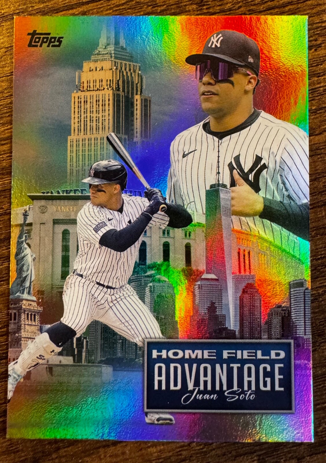 2024 TOPPS UPDATE JUAN SOTO #HFA-34 HOME FIELD ADVANTAGE SP YANKEES