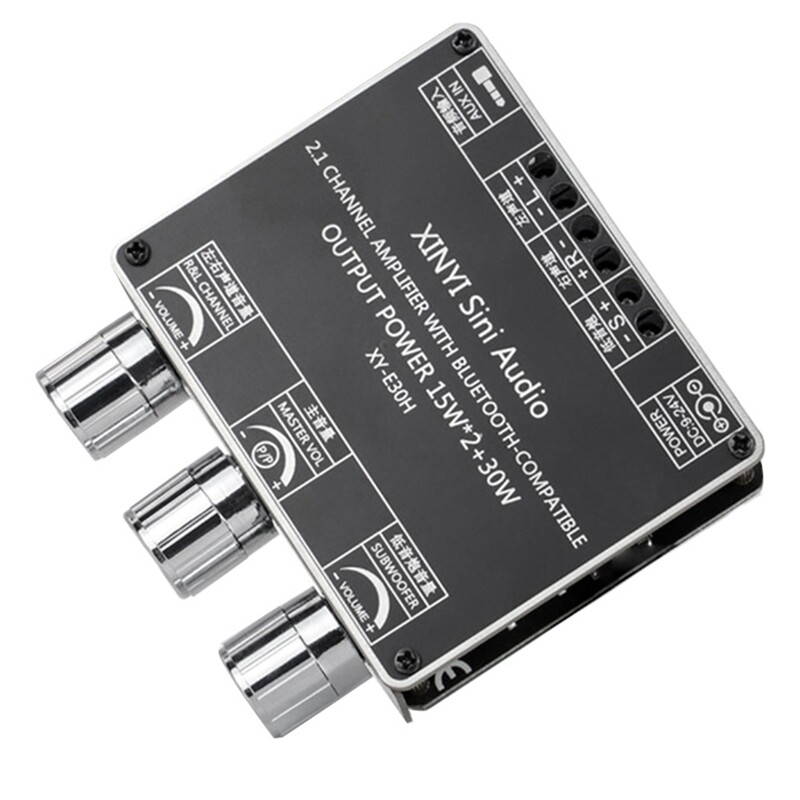 5X(XY-E30H Modulo Scheda Amplificatore di Potenza Audio Bluetooth un 2.1 Ca4534