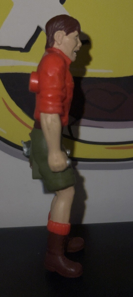 1997 Vintage Lost World Jurassic Park JP28 Bull T-Rex Man In Pod