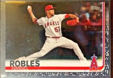Hansel Robles 2019 TOPPS UPDATE BLACK BORDER PARALLEL 67/67 LOS ANGELES ANGELS
