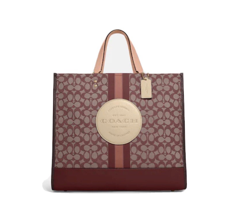 COACH トートバッグ デンプシー40 NWT Coach Dempsey Tote Bag 40 In Signature Blue Denim