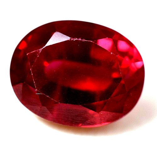 13.60 Ct Natural Mogok Blood Red Ruby GGL Certified AAA+ Treated Gemstone - Picture 3 of 5