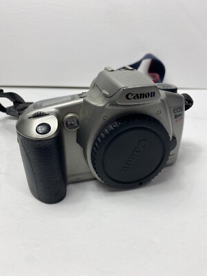Canon EOS Rebel XS Grey SLR 35mm Film Camera - No Lense - Working