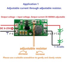 DC 6-25V 20W Adjustable LED Driver PWM Controller DC-DC Step-down Constant NEW