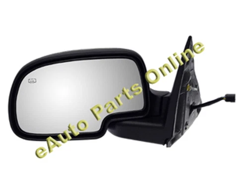 SIDE VIEW MIRROR 99-02 SILVERADO SIERRA Heat Power wo/Puddle Lamps Manual Fold L