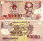 2003-2024 Vietnam 50000 Dong POLYMER P-121 NEW UNC Banknote