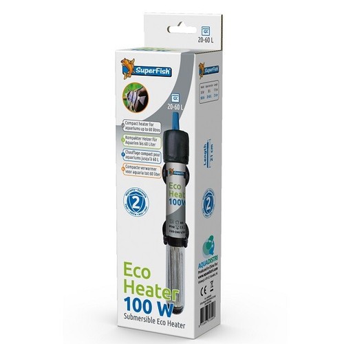 SuperFish PRO Aquarium Heater - Thermal Shock-Resistant Glass Thermostat / Cover - Picture 4 of 14