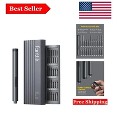 Mini Electric Screwdriver Kit 3.7V, Precision 24 Bits, Magnetic, USB-C Rechar...