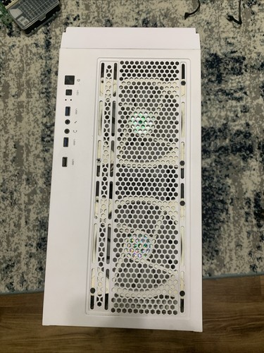 Musetex Pc Case, MU3-MN6-W, Tempered Gals ATX Mid-Tower Case With 6 Led Fans - Picture 5 of 6