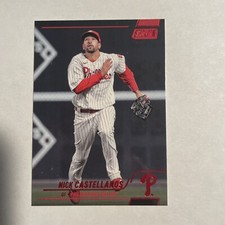 2022 Stadium Club Base Red Foil #17 Nick Castellanos - Philadelphia Phillies