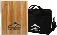 Travel Cajon Box Drum Flat Hand Drum Portable Wood Percussion Instrument with Ad