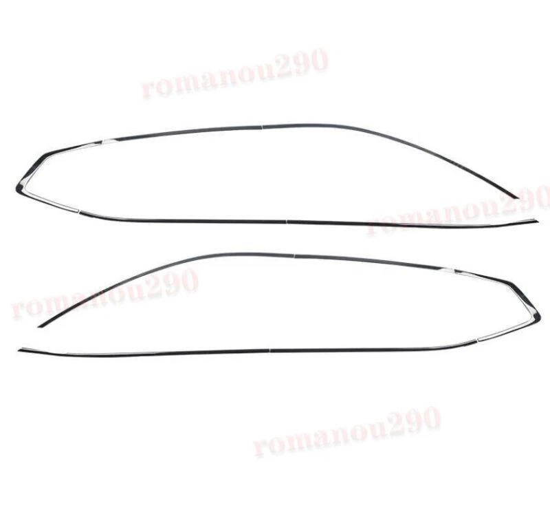 Cubierta de tira de ventana lateral cromada negra de acero para Nissan Rogue 2016-2020 B Foto 2 de 4