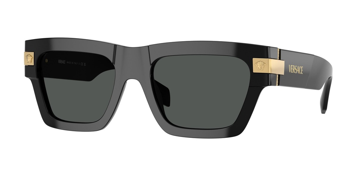 NEW Versace 4464 Sunglasses GB1/87 Black 100% AUTHENTIC | eBay