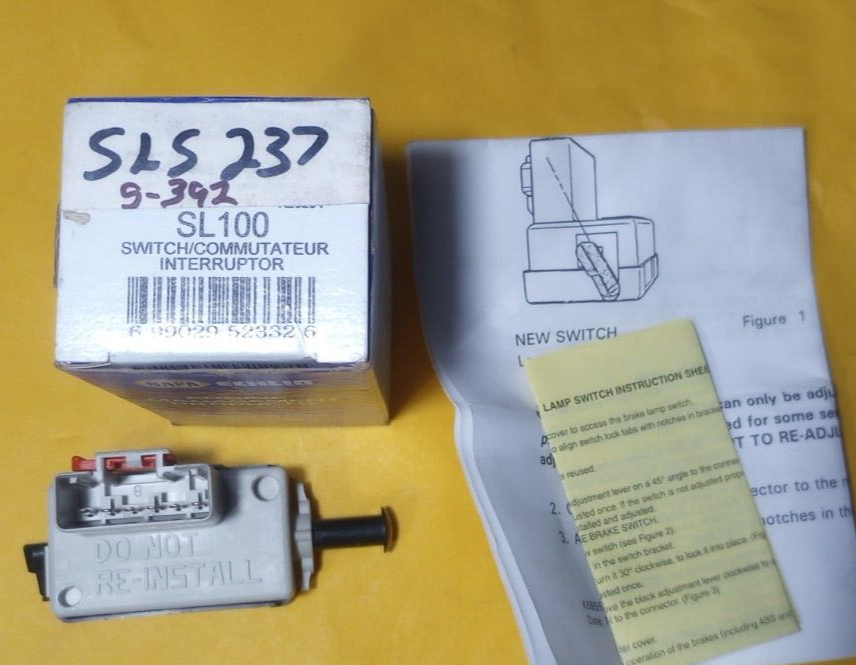 L！ NAPA NOS Chrysler Dodge Jeep Stop Light Switch SLS237 SL100 (S-392