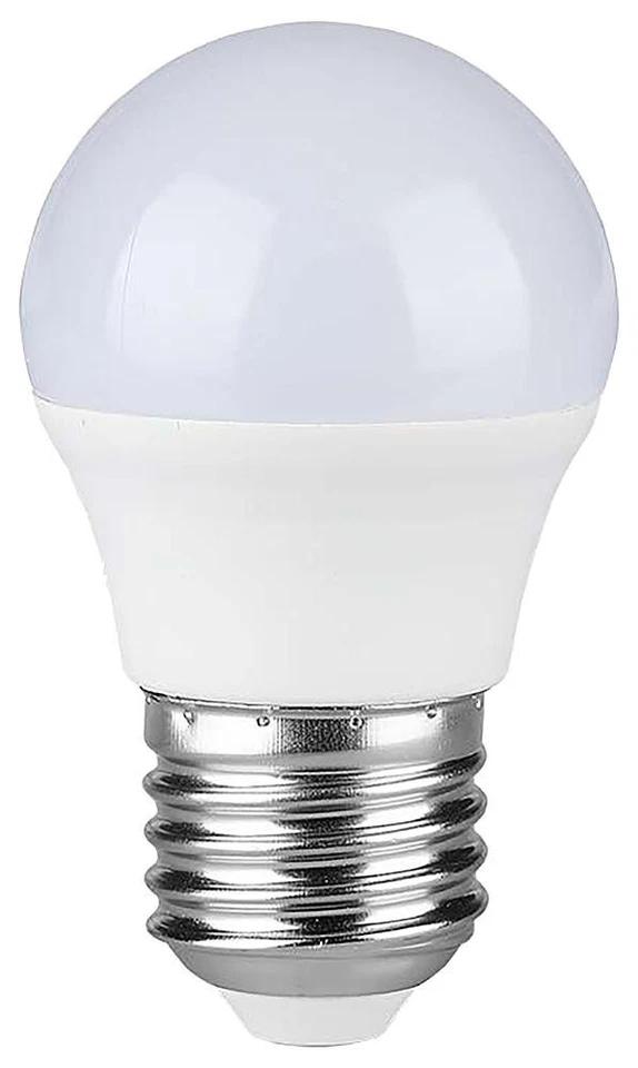 4x LED Golf Ball Light Bulbs Large Screw E27 Lamp 40W Warm White 2700k Dimmable - Image 2 of 4