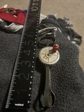 Vintage Toy Betty Taplin Egg Beater USA Mixer WORKS Red Wood Handle 5.5  