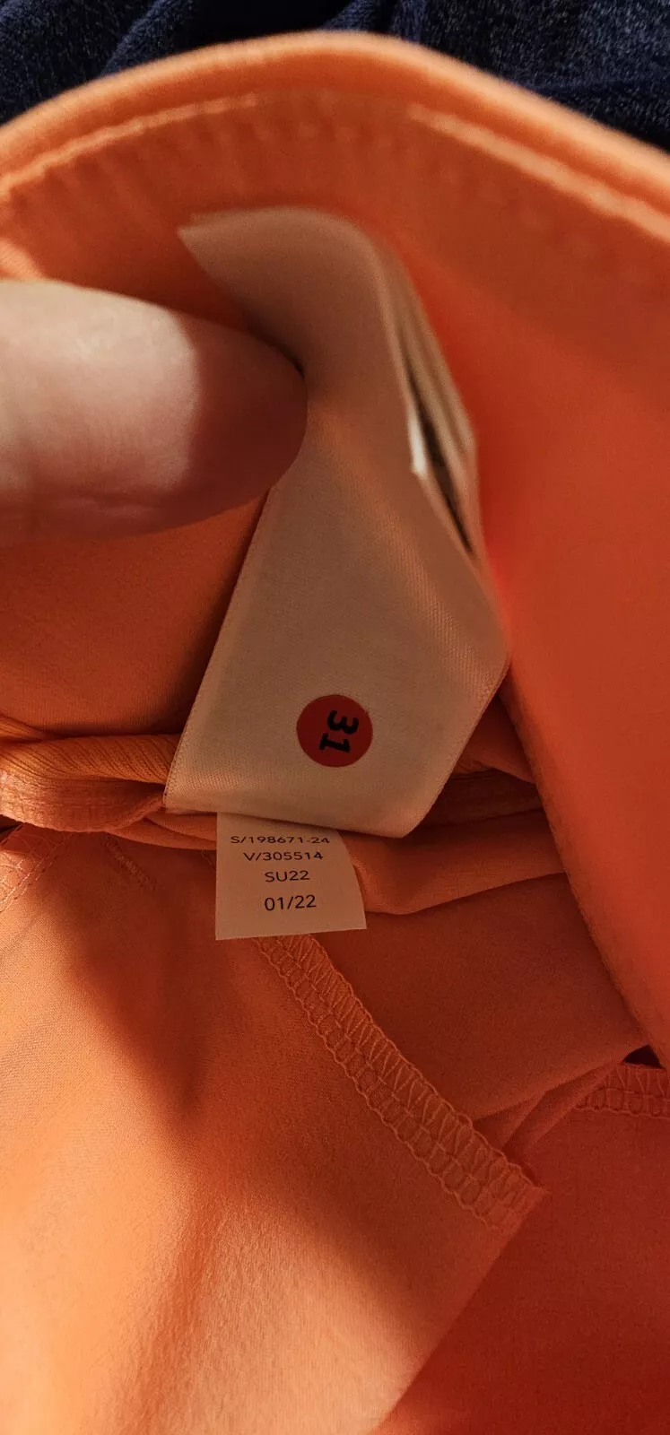 athleta brooklyn ankle neon sunset glow orange featherweight pants
