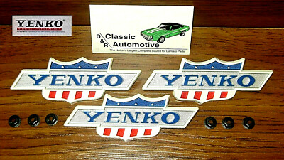 Yenko Emblems 69 Chevelle 1969 Fender 3 pc set Camaro Nova Licensed ...