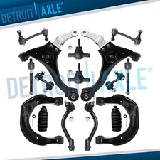 Front Rear Sway Bar Upper Lower Control Arm Tie Rod for 2006-2008 Hyundai Sonata