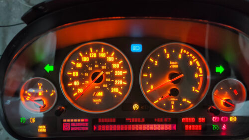 BMW e39 Instrument Cluster Face (mise à niveau de remplacement pour n'importe quel instrument e39 OEM) - Photo 1 sur 7