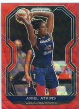 2021 Panini WNBA Prizm ARIEL ATKINS #33 RUBY RED WAVE PRIZM MYSTICS